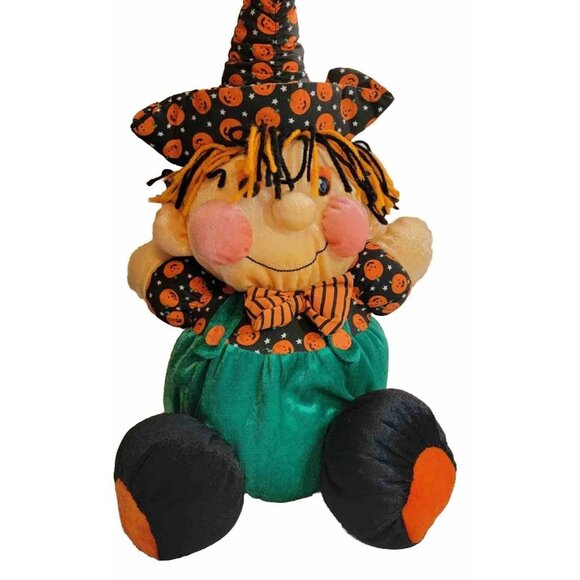 Dandee International Halloween Scarecrow Plush 13" Stuffed Animal   BNC - Picture 1 of 5